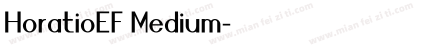 HoratioEF Medium字体转换